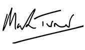 Mark Turner's signature