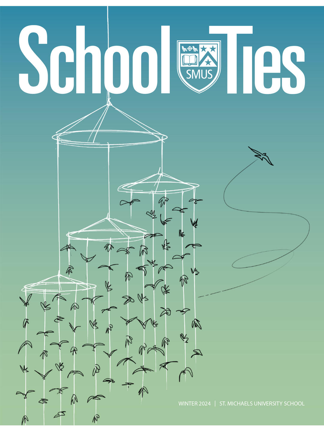 The cover of School Ties Winter 2024