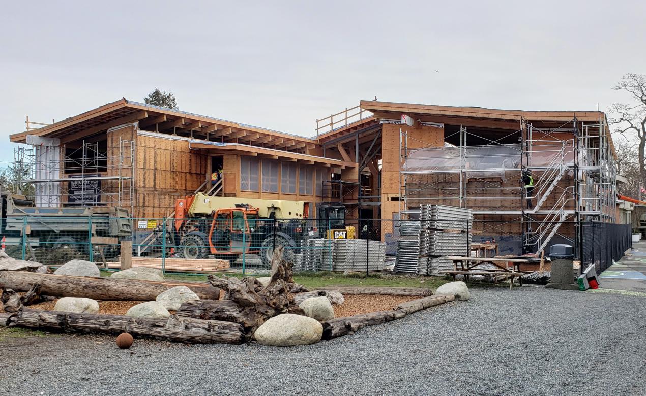 Junior School Annex Construction Jan 4, 2023