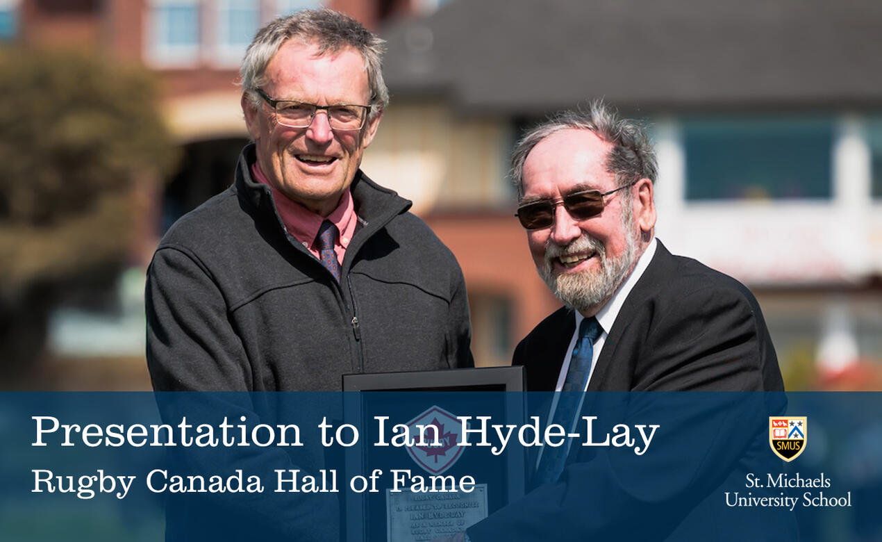 Ian Hyde-Lay induction into Canadian Rugby Hall of Fame