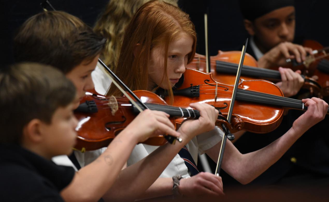 Middle School strings concert