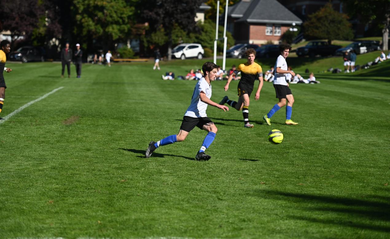 Senior Boys Soccer match