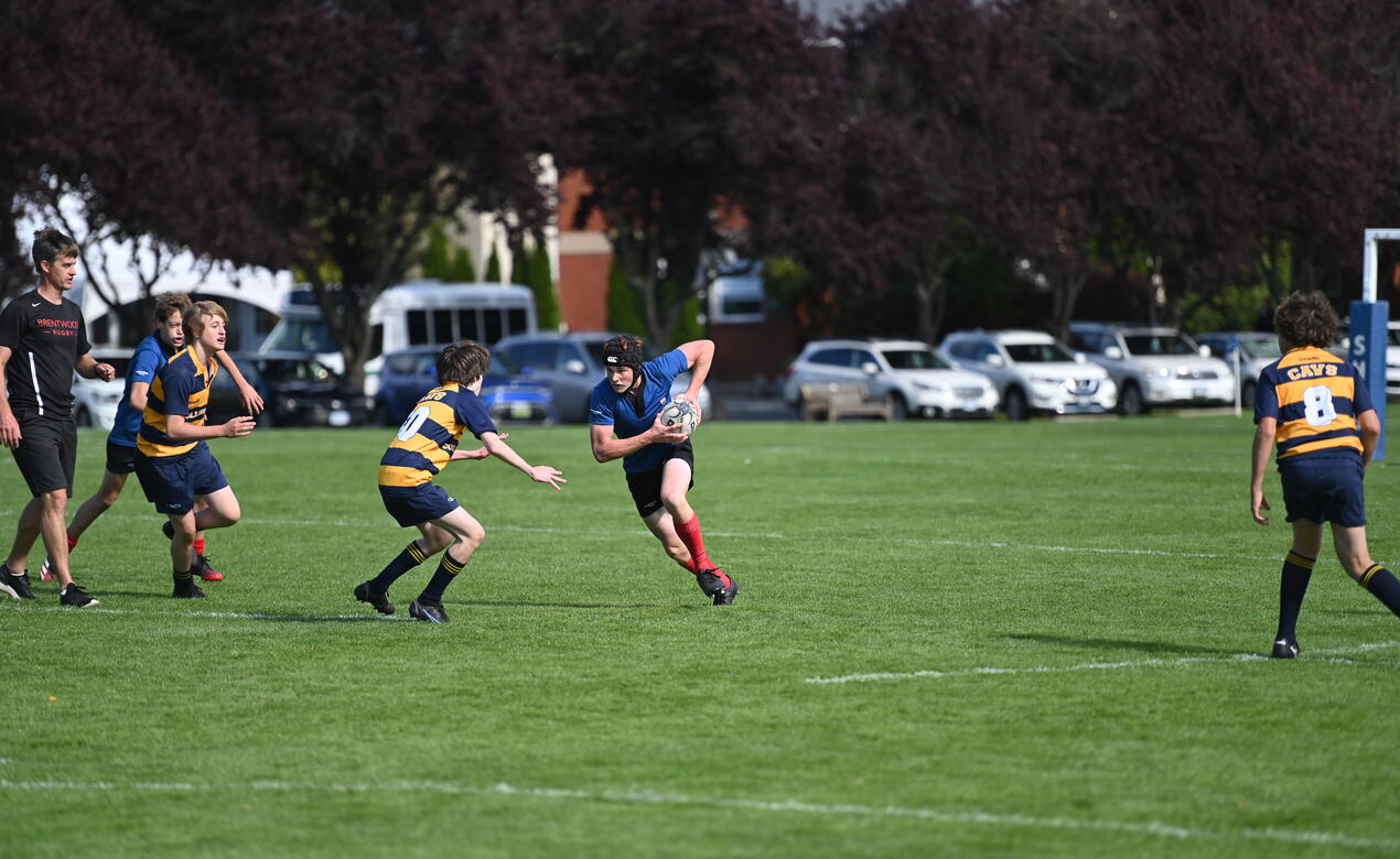 Senior Boys Rugby ISA Sevens match