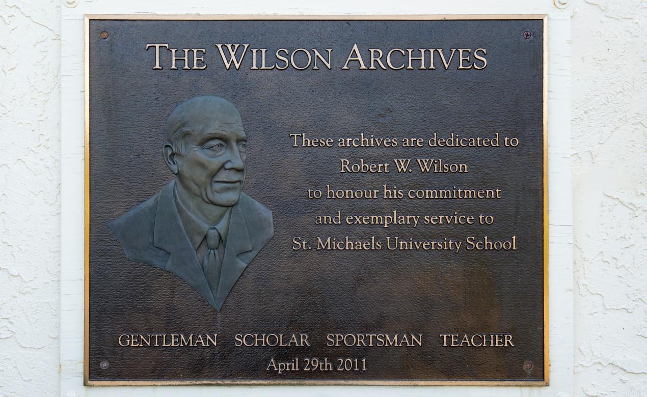 Wilson Archives Plaque