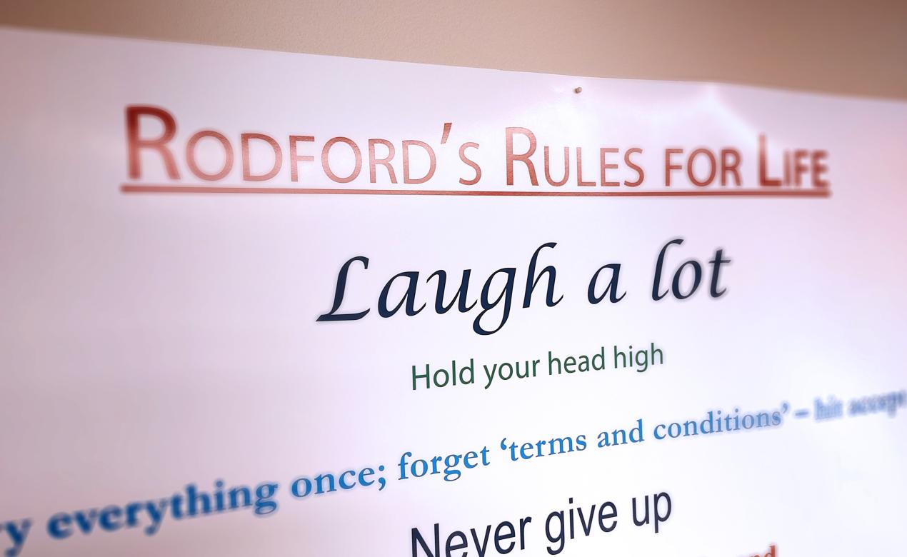 Rodford's Rules For Life