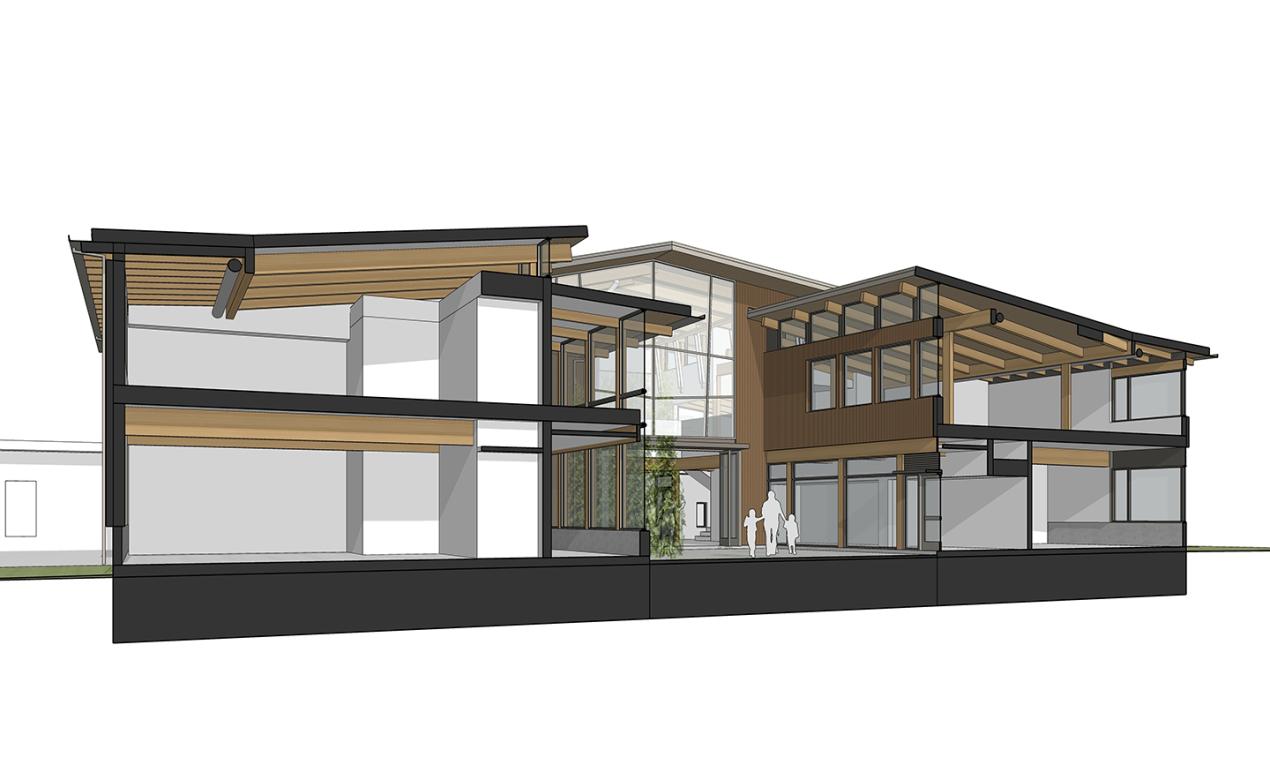 Rendering of the new Junior School Annex