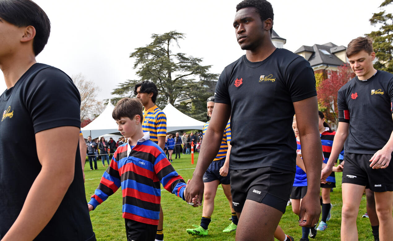 A photo of rugby athlete Dave Duru