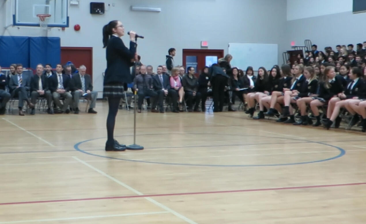Alumni Oria James Grade 6 Speech