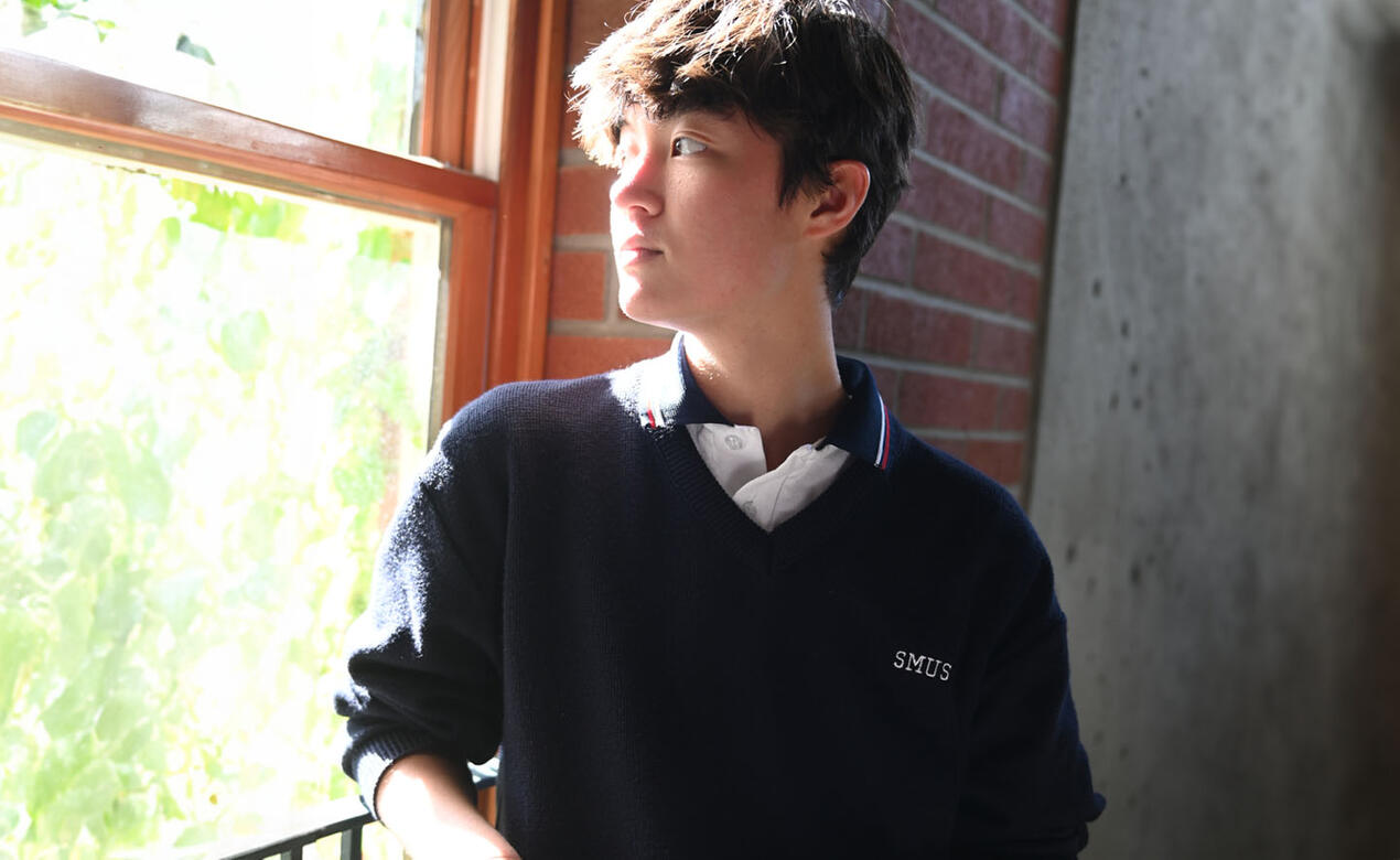 Grade 12 student Arlen So