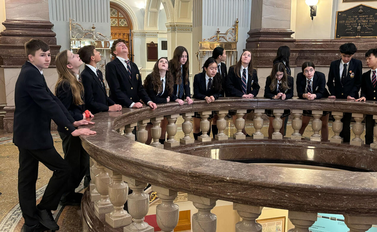 MS Grade 8 Legislative Assembly Field Trip