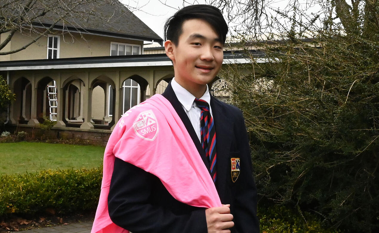 MS Pink Shirt Day Jacob Li