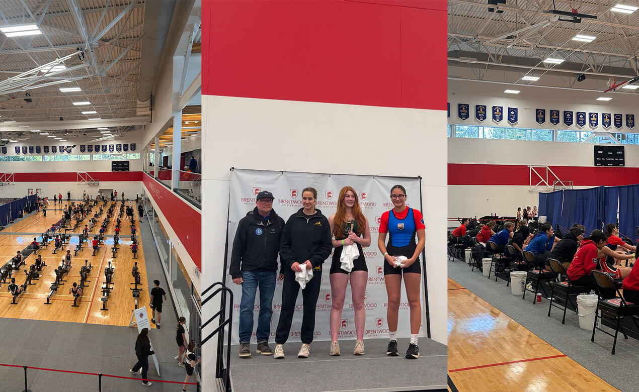 Indoor Erg Race hosted at Brentwood College
