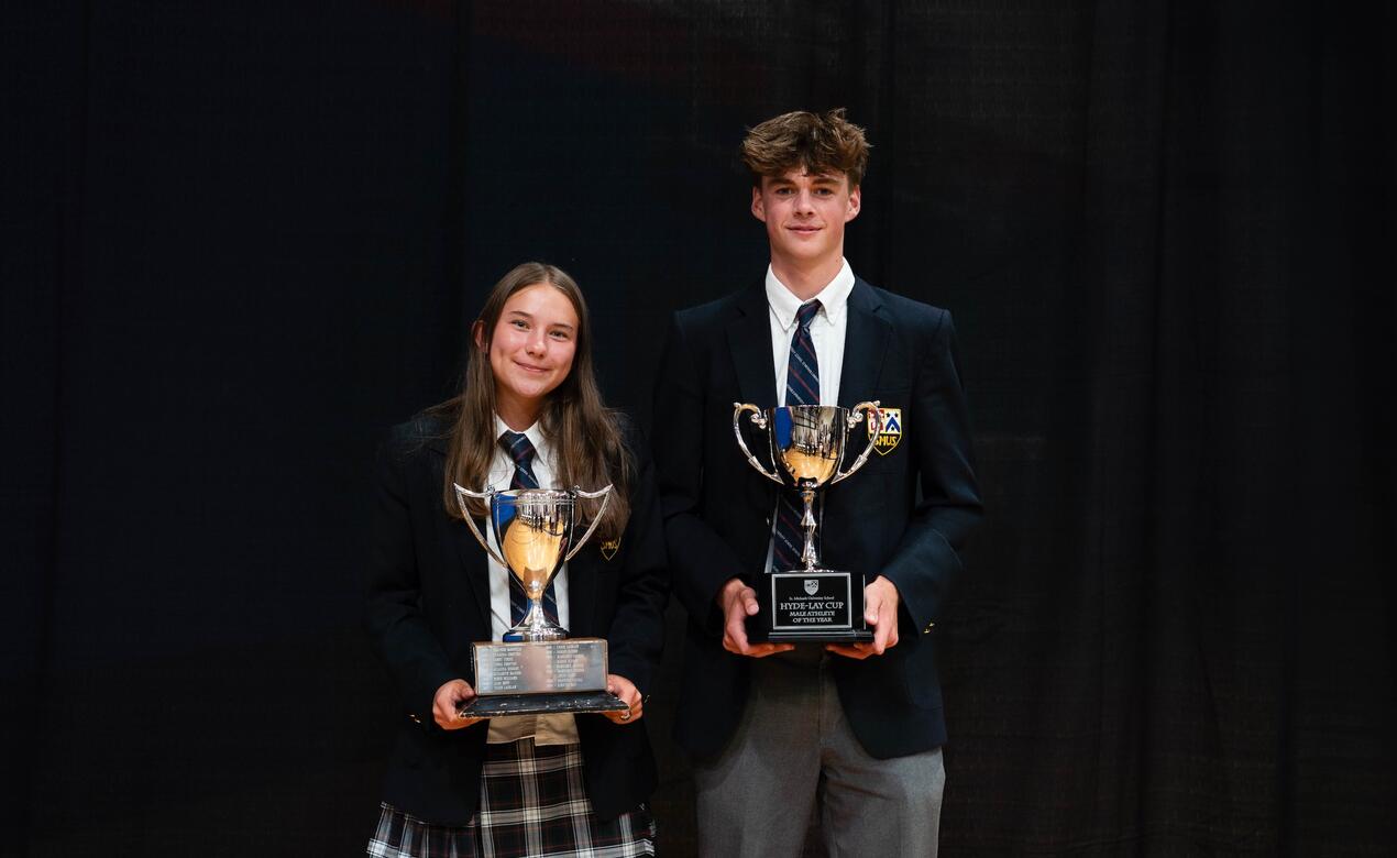 Senior Athletes of the Year Avery Geddes Davis Hardy