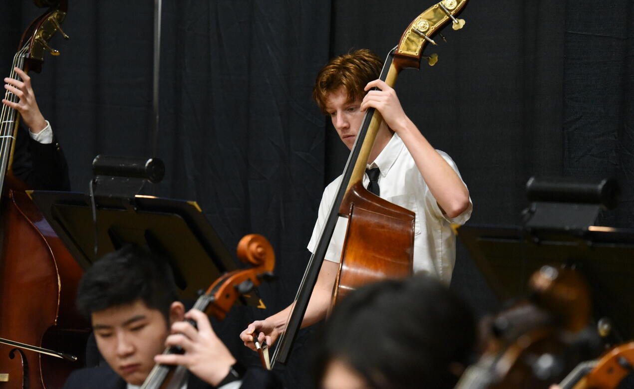 Owen Sandquist-Sherman in a Strings Concert