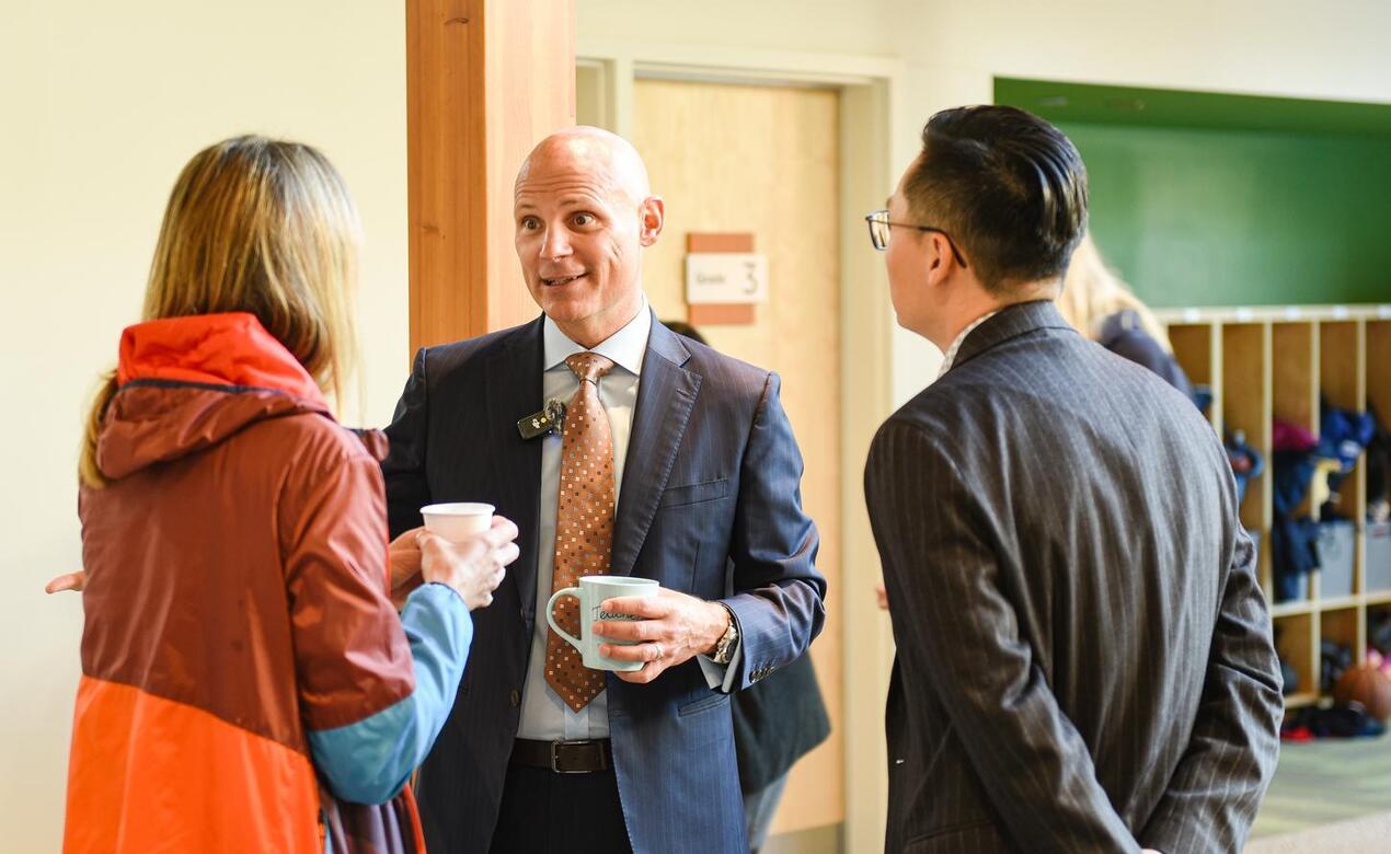 Dr. Jeff Aitken at the SMUS Junior School