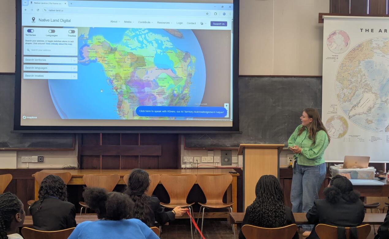 Morgan Warner at Scott Polar Research Institute