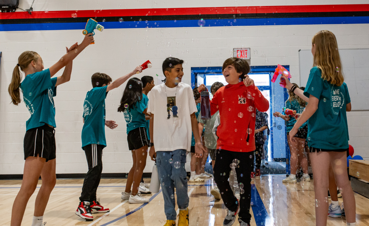 WEB Leaders welcome new Grade 6 students