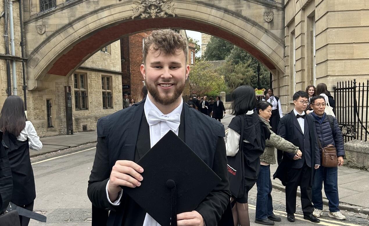 SMUS Alumnus Theodore Young '21 at Oxford