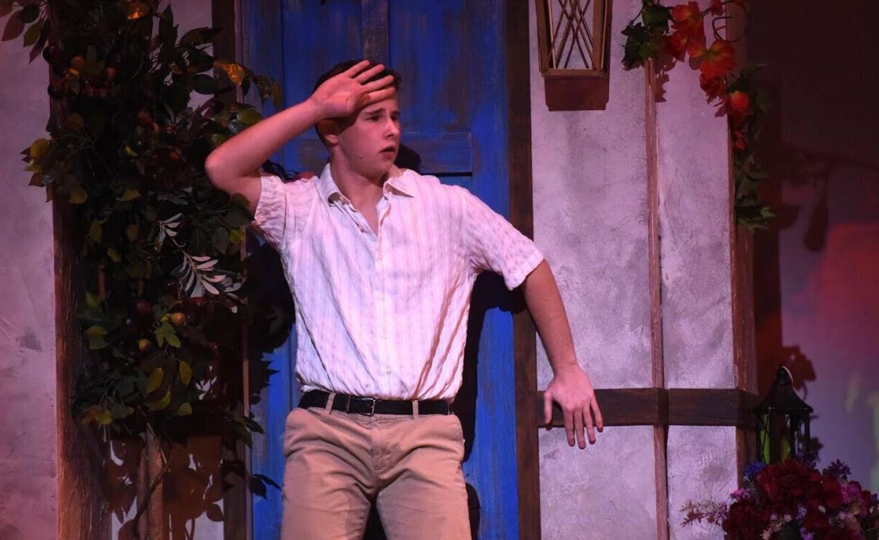 Theodore Young '21 in SMUS Musical