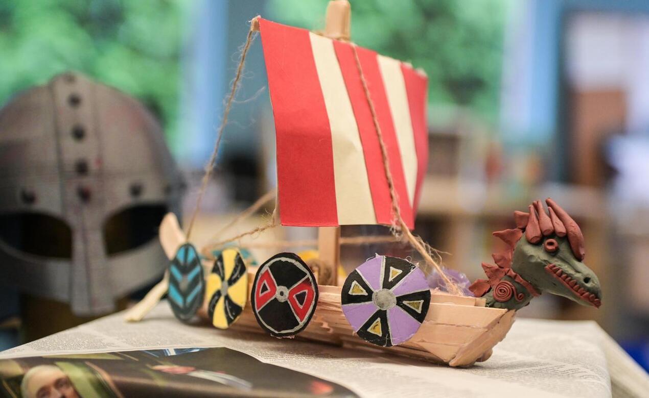 Middle School Viking Exhibit