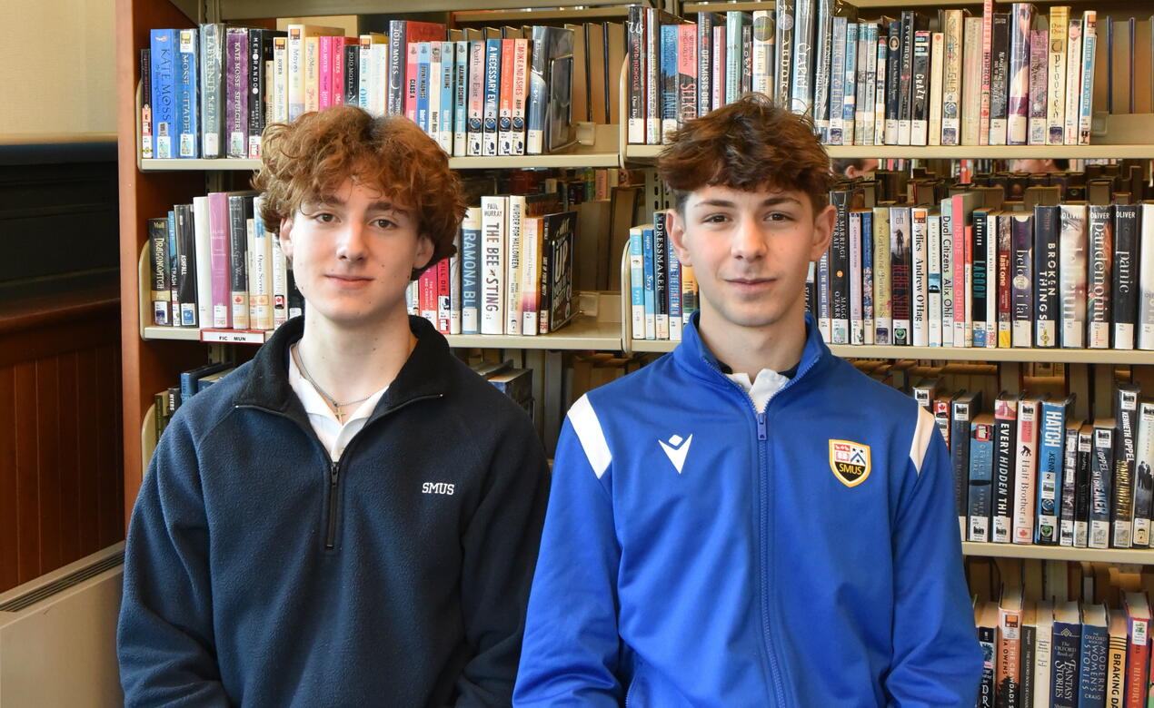 Photo of Ethan Curtis and Dominic Ely