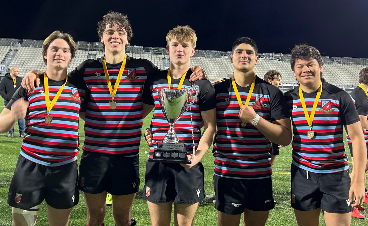 SMUS Rugby players help Castaway Wanderers win BC U18 title