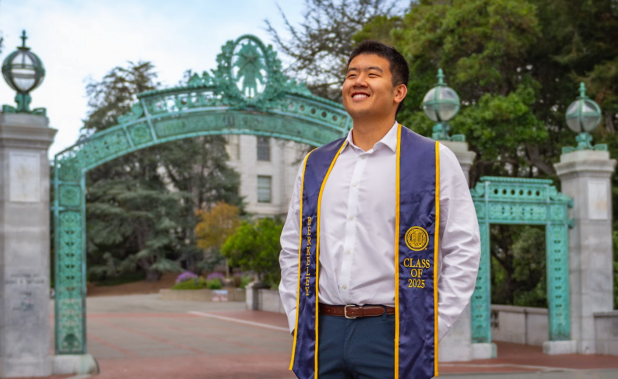 Toby Wu '22 at the University of California Berkeley