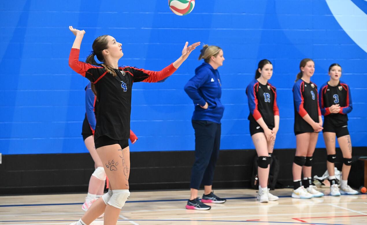 Senior Nicola Bevington Volleyball