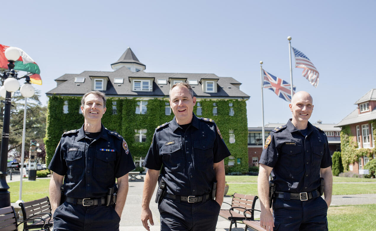 Alumni Victoria Police Department Jamie McCrae Mike Brown Colin Brown
