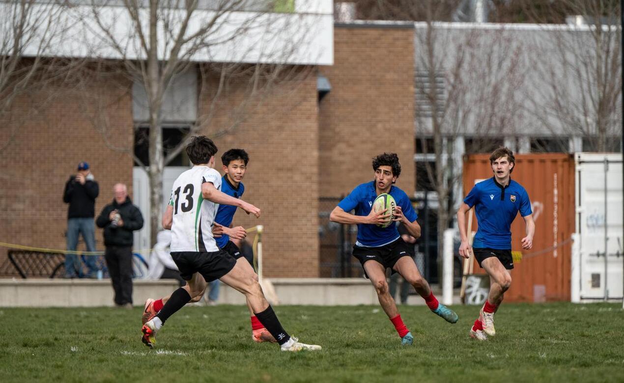 Junior Boys Rugby at Oak Bay