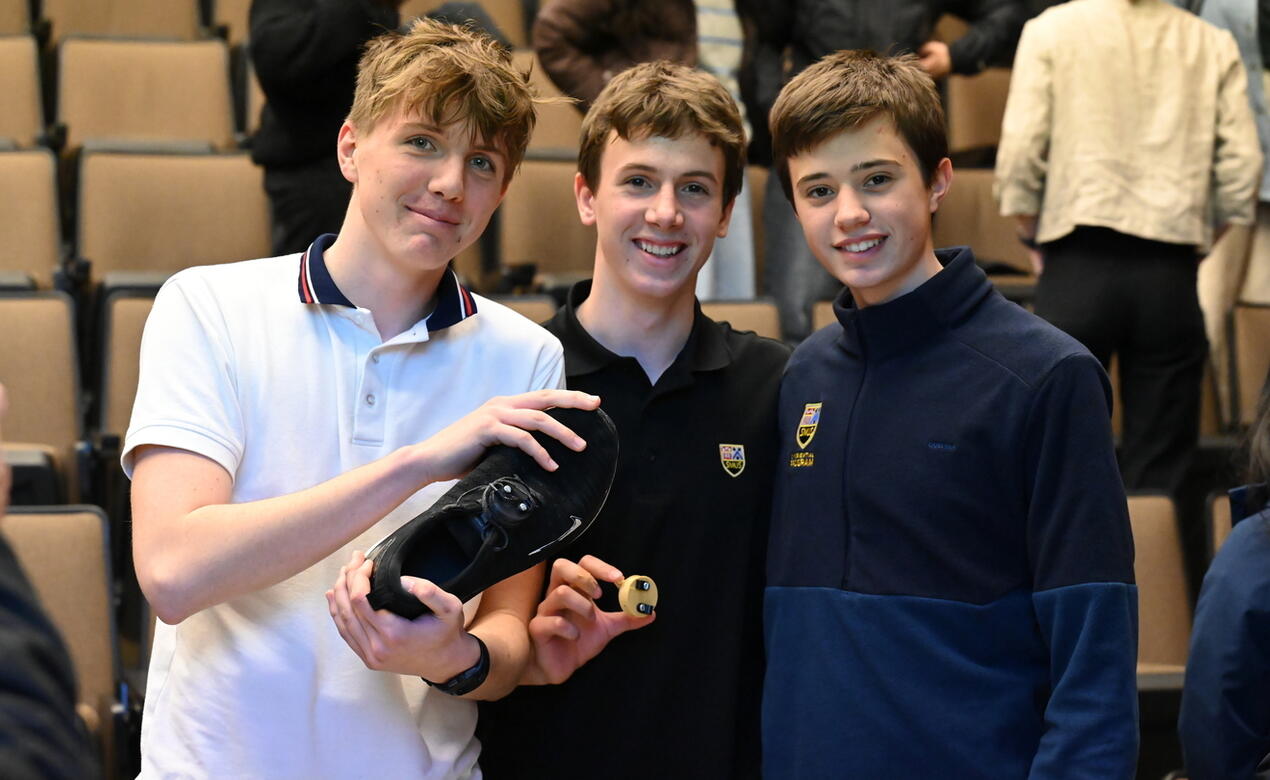 STEAM 10 students share prototypes with Victoria Hand Project