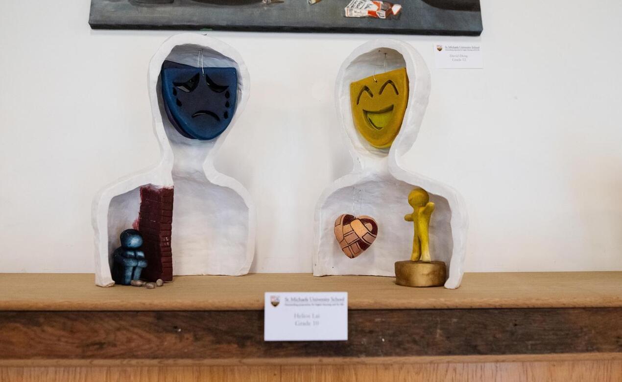 Sculpture by Helios Lai '28