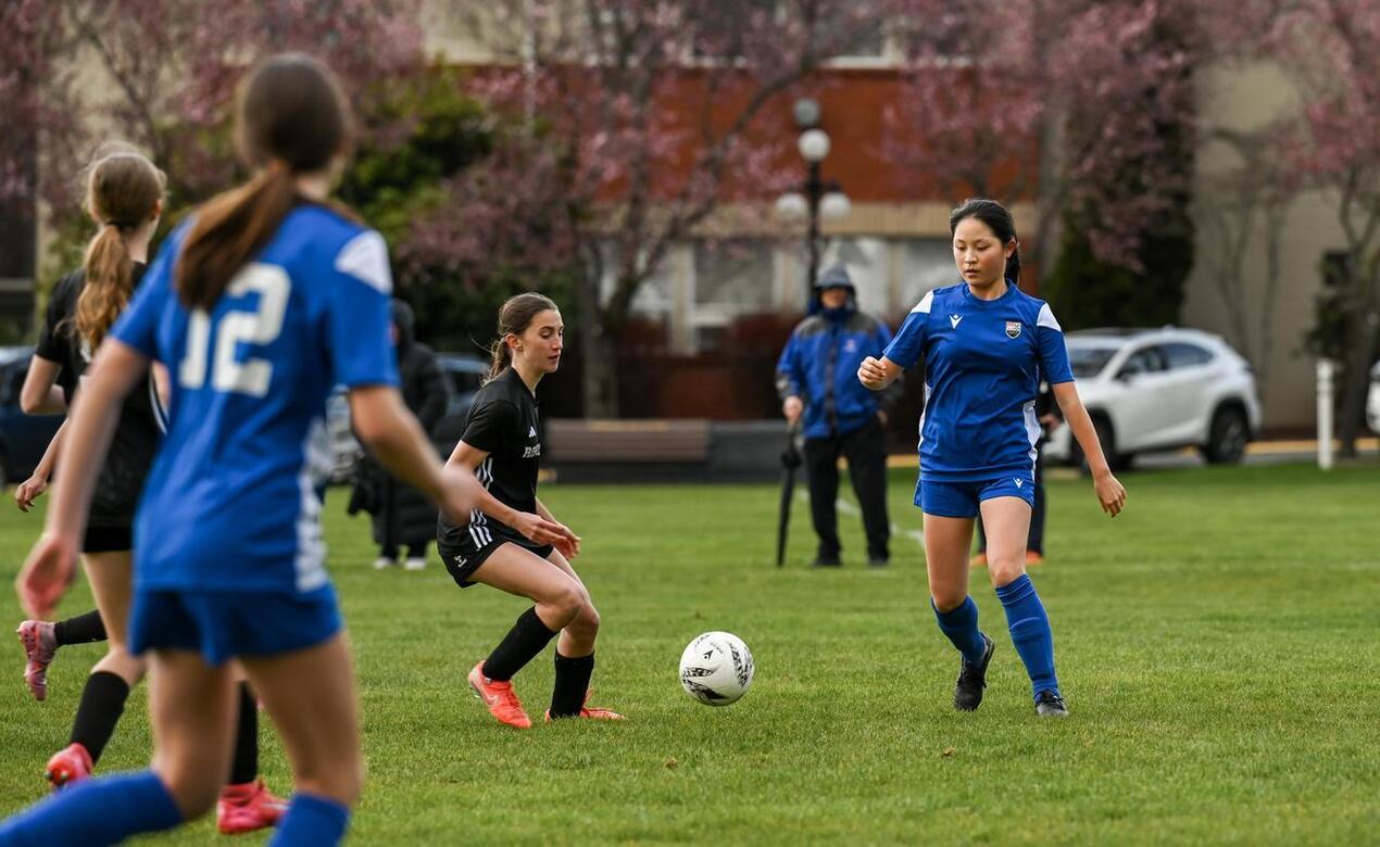 Junior Girls Soccer Action - March 2026