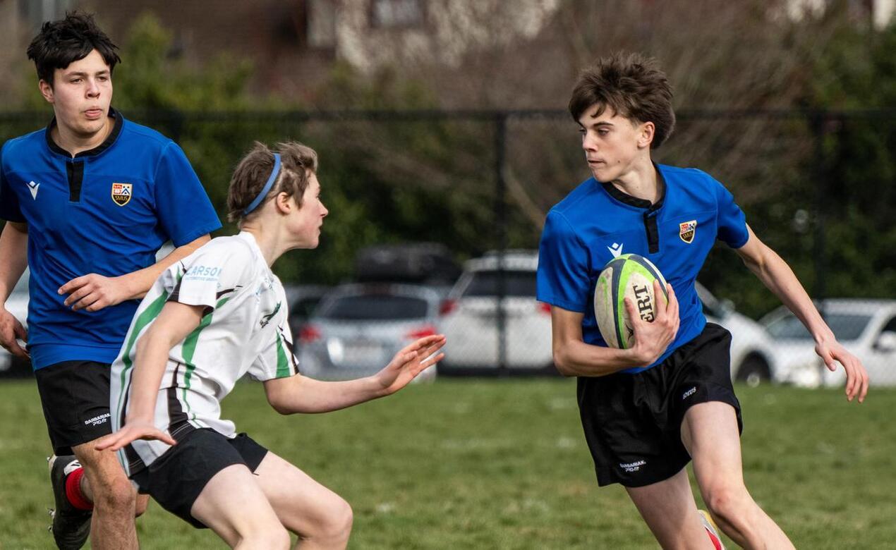 Junior Boys Rugby Action - March 2026
