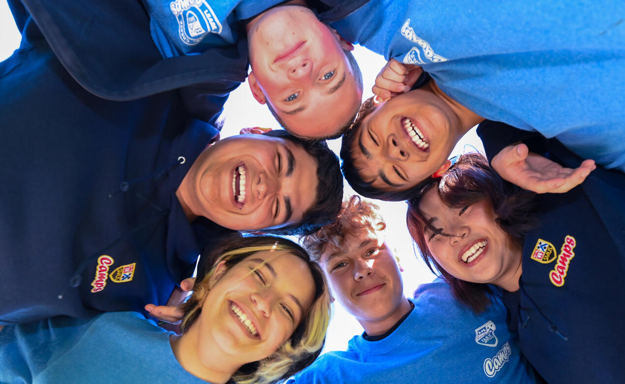 International students from Rising Leaders Camp at SMUS