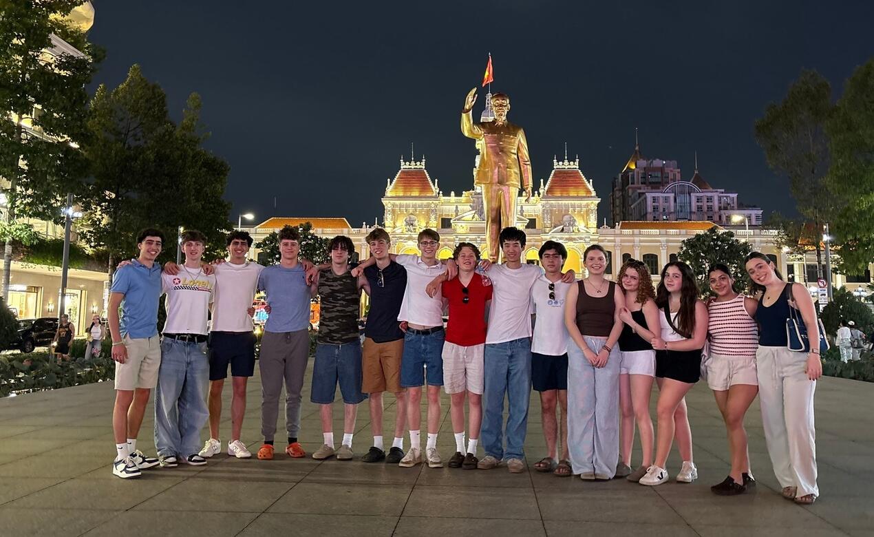 SMUS students on a Spring Break trip to Southeast Asia