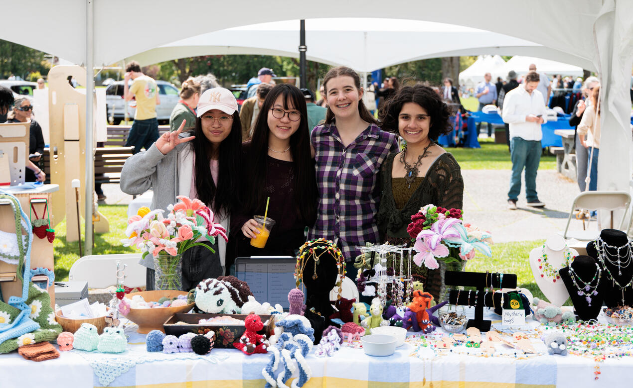 Student Marketplace at Alumni Weekend 2025