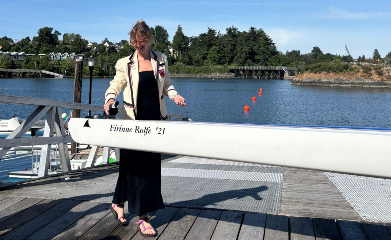 Firinne Rolfe '21 Rowing Shell Christening