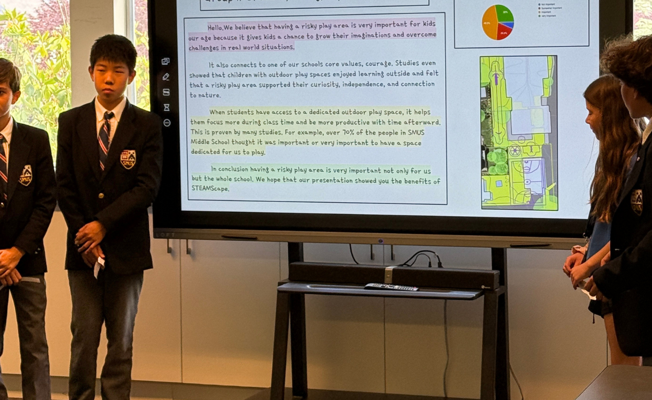 Students present STEAMScape projects