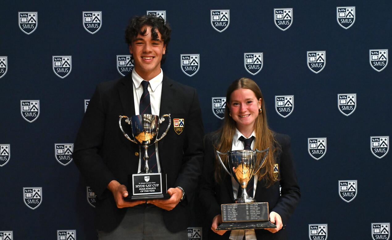 Senior Athletes of the Year Seb Allard Mackenna Brown