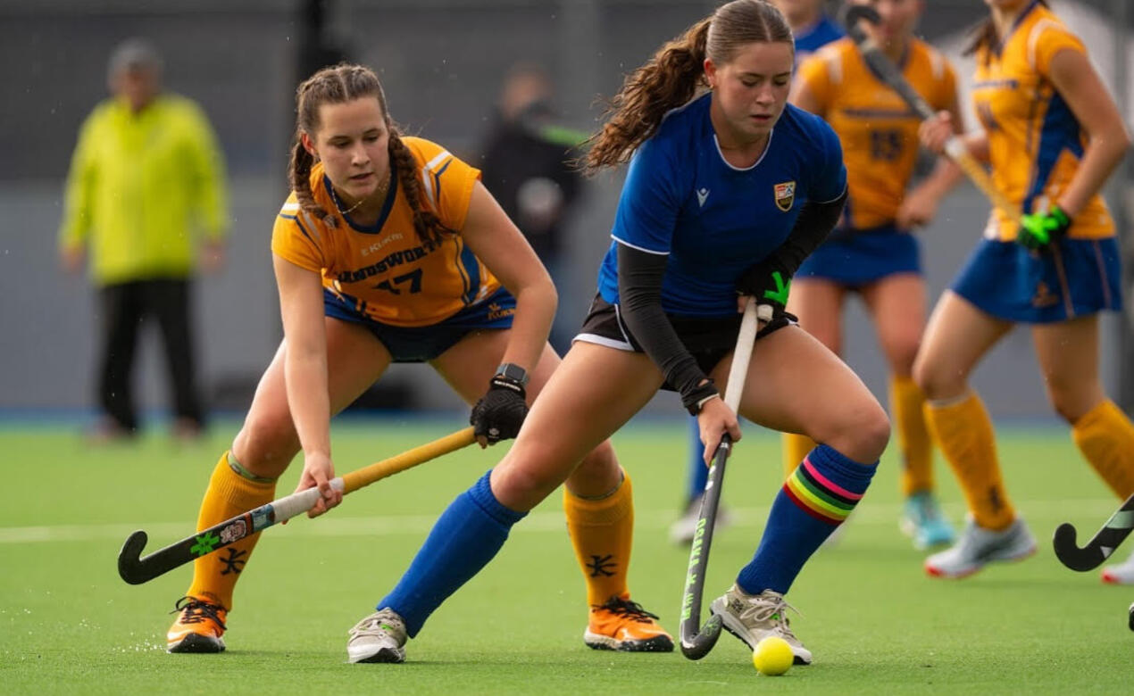 Mackenna Brown playing Field Hockey