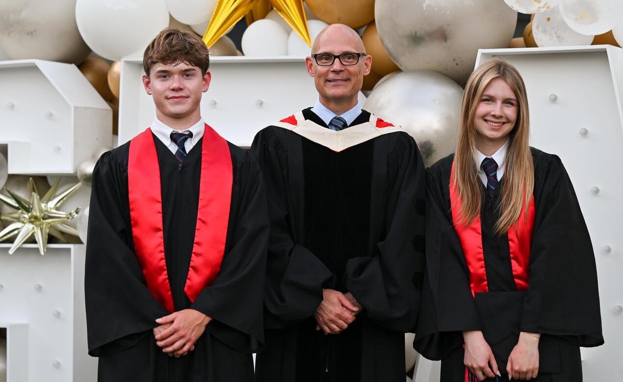 Head of School with Head Prefects