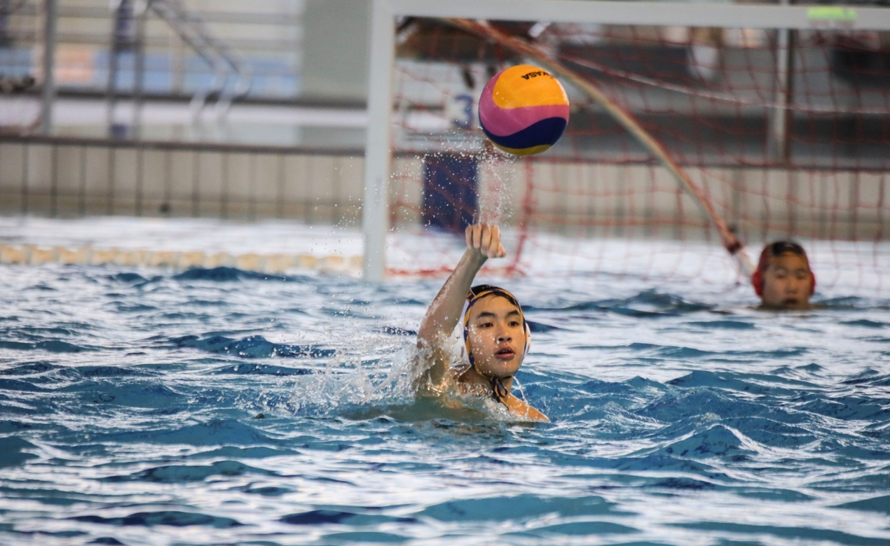 Mark Chou plays Water Polo
