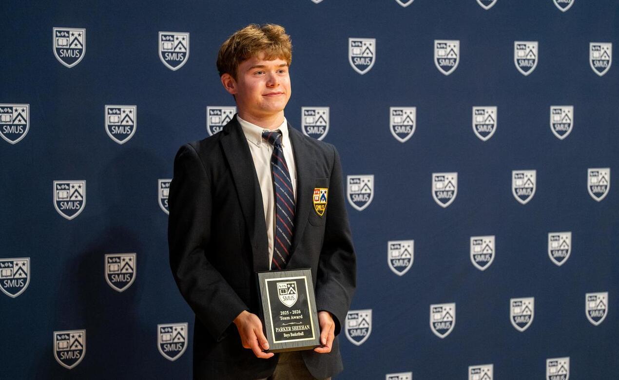 Parker Sheehan at Athletics Awards Banquet