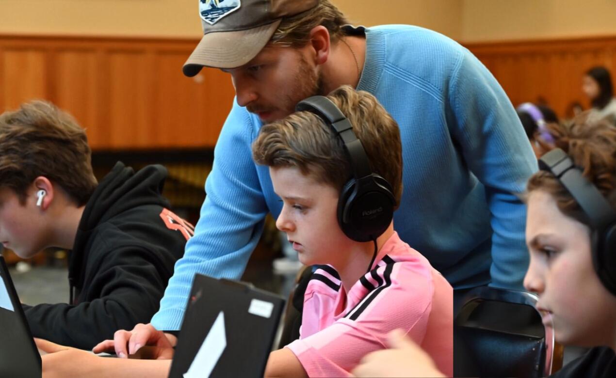 Fintan O'Brien '14 in Beatmaking Camp