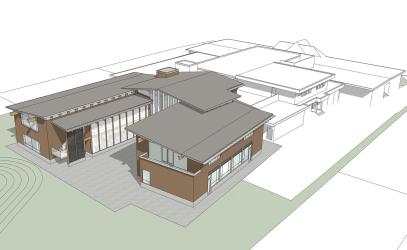 Junior School Annex architectural render