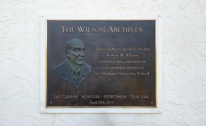 Wilson Archives Plaque