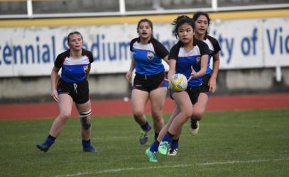 Senior Girls Rugby match