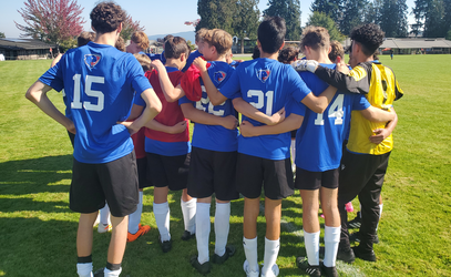 A photo of our Junior Boys Soccer team