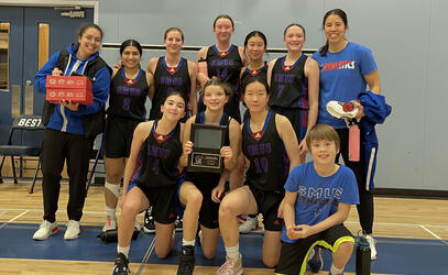 Our winning Junior Girls Basketball team